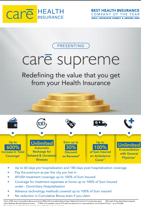 Care Health Insurance - Care Supreme